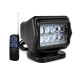 Marine LED light - long beam - Black casing - 50 Watts - 12-24 volts - WK-B50HL - AZLED